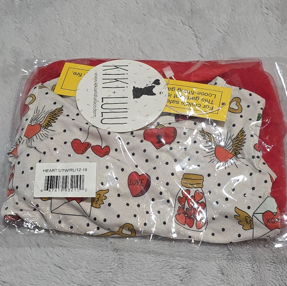 12-18mo NIB Kiki and LuLu Hearts Tulle Twirl